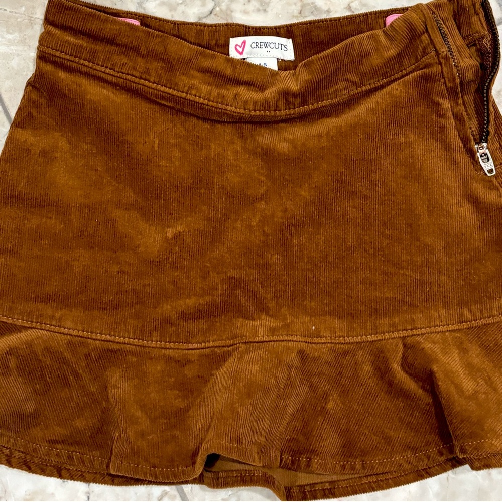 Crewcuts Tan Corduroy Skirt
